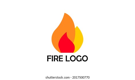 Diseño del logotipo de bomberos para su empresa. Vector con logotipo de incendio. Plantilla de diseño de logotipo de llama. Símbolo de icono