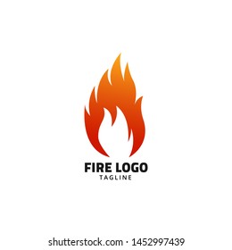 Fire logo / Fire flame icon vector design template