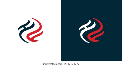 The fire logo has the initials H and F, a simple fire logo