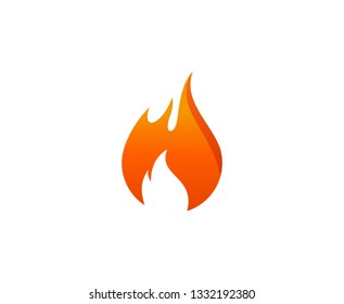Fire logo icon 