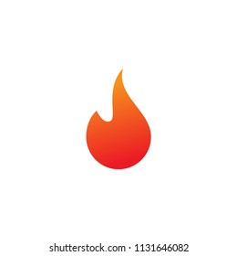 Fire logo or icon design template
