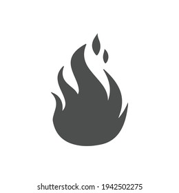 fire logo icon design template vector