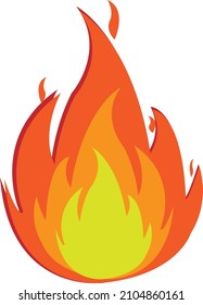 fire logo icon design template vector, fire icons 