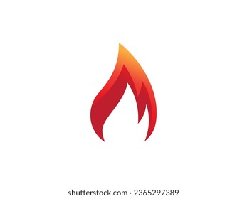 fire logo icon design template elements. Fire flame vector icons