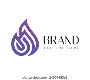 Fire logo icon design template elements. Usable for Branding and Business Logos.
