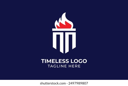 Fire logo or icon design template, Abstract fire logo symbol design. Flame line vector icon logotype