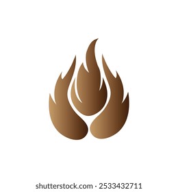 Elementos de Plantilla de diseño de icono de logotipo de fuego. Utilizable para la marca y los logotipos de negocios.