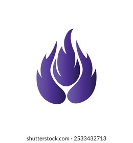 Elementos de Plantilla de diseño de icono de logotipo de fuego. Utilizable para la marca y los logotipos de negocios.