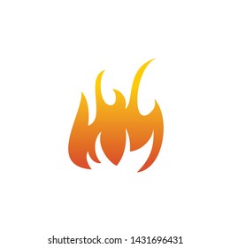 Fire logo icon design vector template