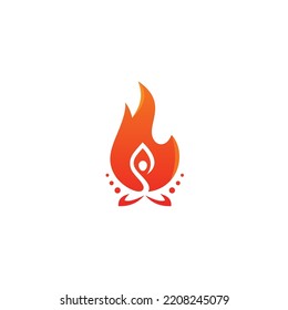 fire logo icon graphic design illustration