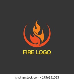 fire logo and icon, hot flaming element Vector flame illustration design energy, warm, warning, cooking sign, logo, icon, light, power heat