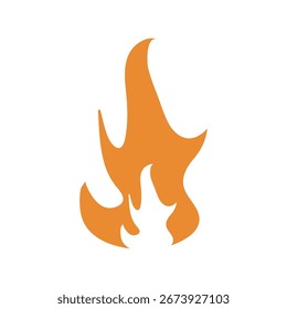 Feuerlogosymbol, Abbildung flach