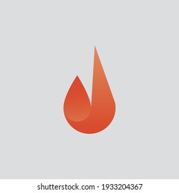 Inspiration für das Feuerlogos, Vektorgrafik-Vorlage
