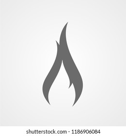 Fire logo icon sign