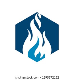 fire logo icon template vector , app tool