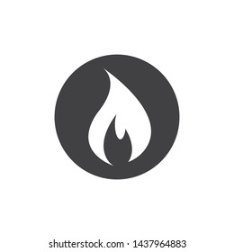 Fire  Logo icon Template vector illustration