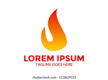 fire logo icon vector design illustration