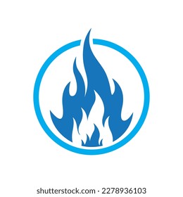 Fire logo images  illustration design