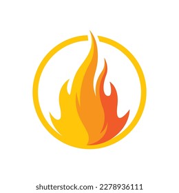 Fire logo images  illustration design