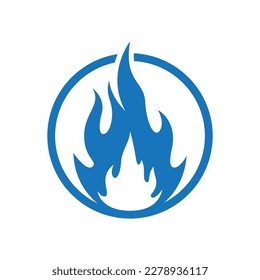 Fire logo images  illustration design