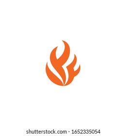 fire logo with ipf letters, fire icon