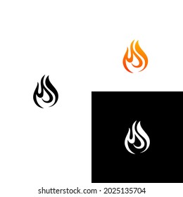 fire logo modern unique creative