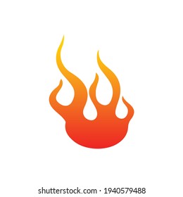 Fire Logo Red Yellow Fire Vector Stock Vector (Royalty Free) 1940579488 ...