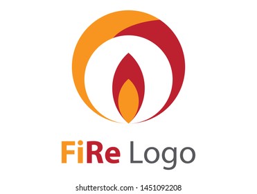 Fire Logo is a simple logo, like a fire in simple circle, suitable for various needs of your company or business logo,