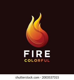 fire logo. suitable for your brand identity.