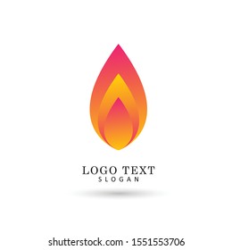 Fire Logo. Symbol & Icon Vector Logo.