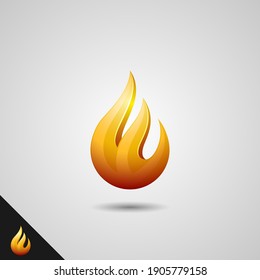 Fire Logo template . .