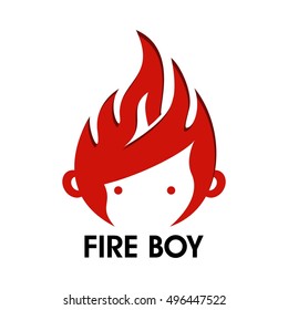 Fire logo template
