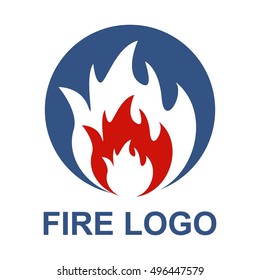 Fire logo template