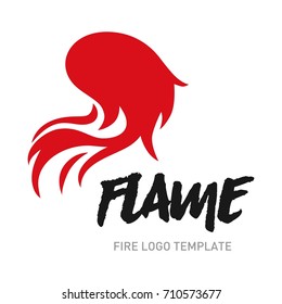 Fire logo template