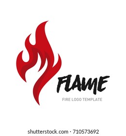 Fire logo template