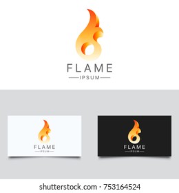 Fire logo Template 