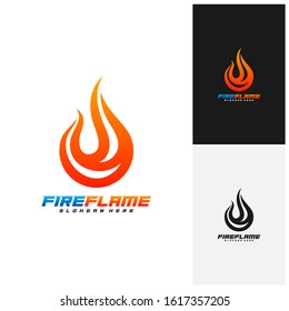 Fire Logo Template Design Vector, Emblem, Creative design, Icon symbol