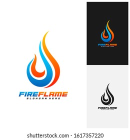 Fire Logo Template Design Vector, Emblem, Creative design, Icon symbol