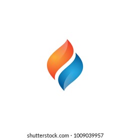 Fire logo template elements