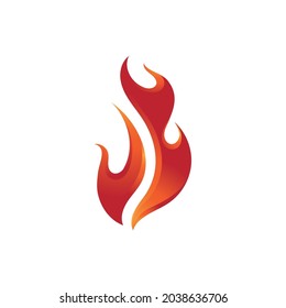 Fire Logo Template  Flame Clipart  Symbol  Icon Vector 