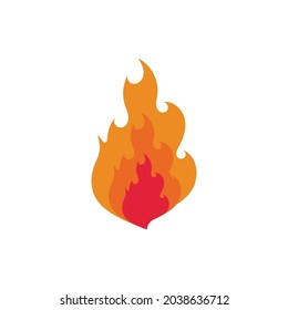 Fire Logo Template  Flame Clipart  Symbol  Icon Vector 