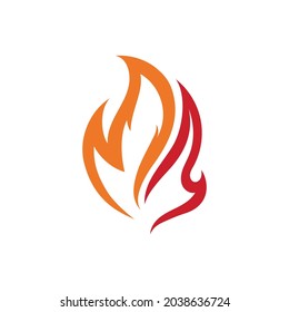 Fire Logo Template  Flame Clipart  Symbol  Icon Vector 