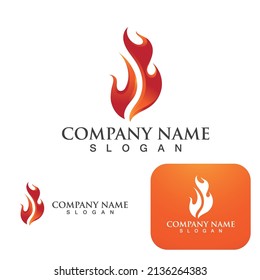 Fire Logo Template  Flame Clipart  Symbol  Icon Vector 