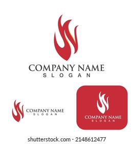 Fire Logo Template  Flame Clipart  Symbol  Icon Vector 