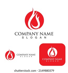 Fire Logo Template  Flame Clipart  Symbol  Icon Vector 