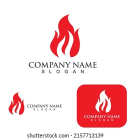 Fire Logo Template  Flame Clipart  Symbol  Icon Vector 
