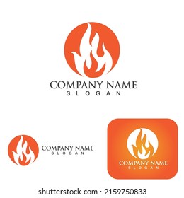 Fire Logo Template  Flame Clipart  Symbol  Icon Vector 