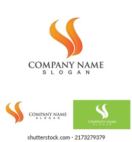 Fire Logo Template  Flame Clipart  Symbol  Icon Vector 