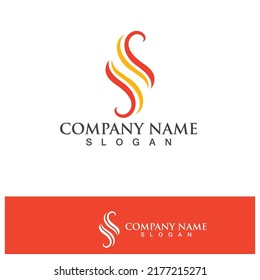 Fire Logo Template  Flame Clipart  Symbol  Icon Vector 