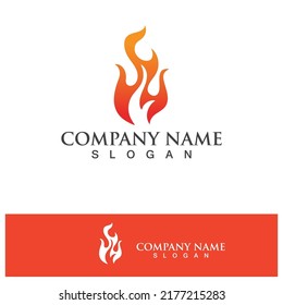 Fire Logo Template  Flame Clipart  Symbol  Icon Vector 